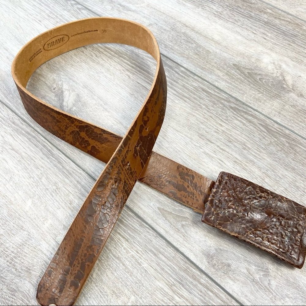 Brave Beltworks Western Italian Leather Belt - Picture 8 of 8